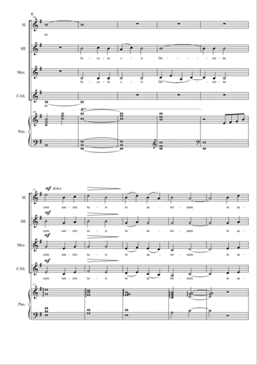 Lux Aeterna SSAA scores gallery preview page 6