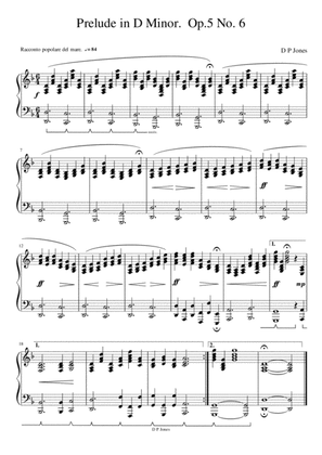 Prelude In D Minor (Op.5 No.6)