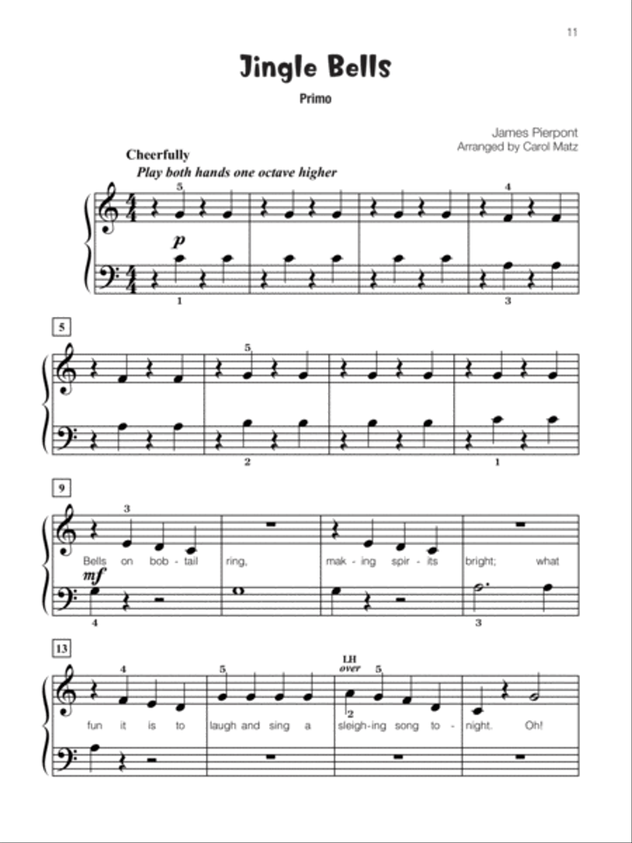 Famous & Fun Christmas Duets, Book 1 Small Ensemble scores gallery preview page 3
