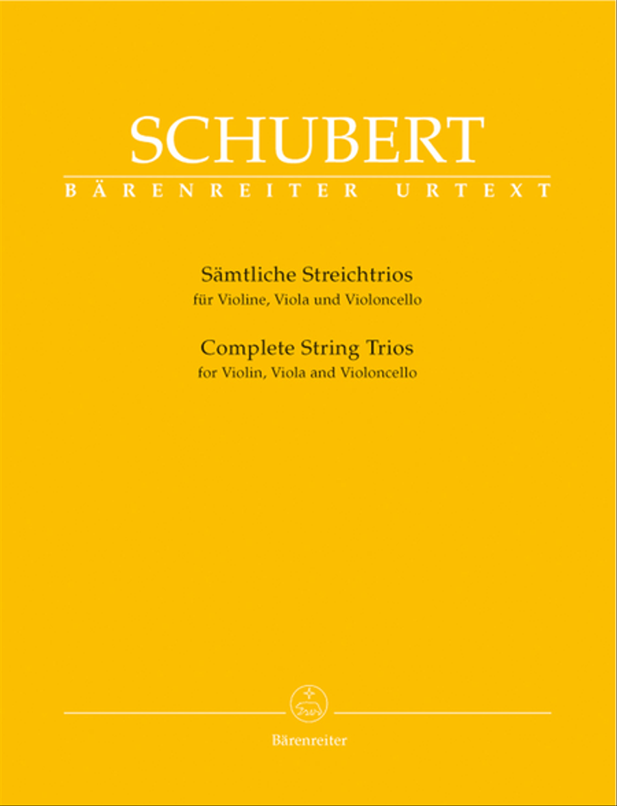 Samtliche Streichtrios for Violin, Viola and Violoncello String Trio scores gallery preview page 1
