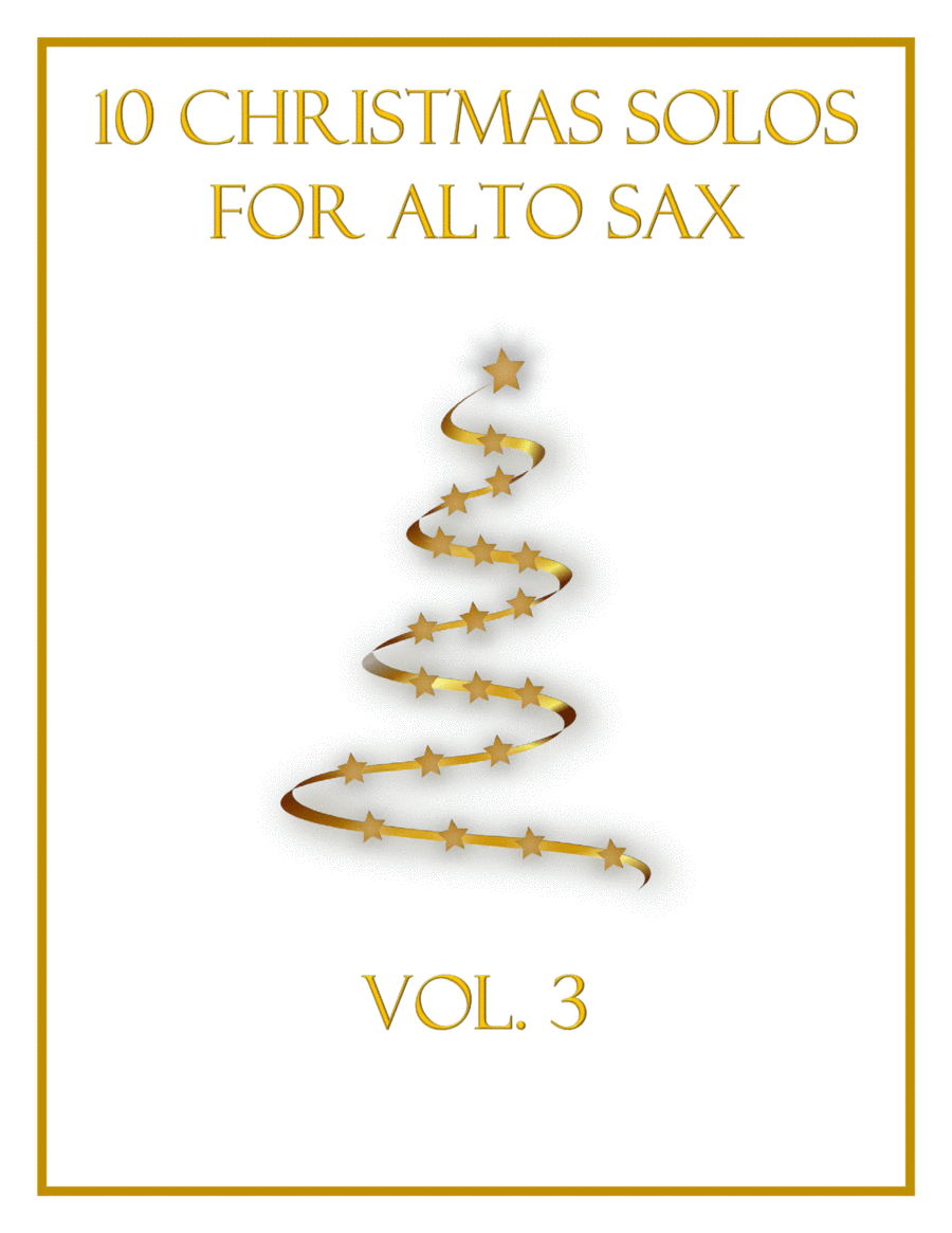 10 Christmas Solos for Alto Sax (Vol. 3) image number null