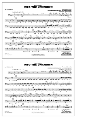 Book cover for Into the Unknown (from Disney's Frozen 2) (arr. Paul Murtha) - 2nd Trombone
