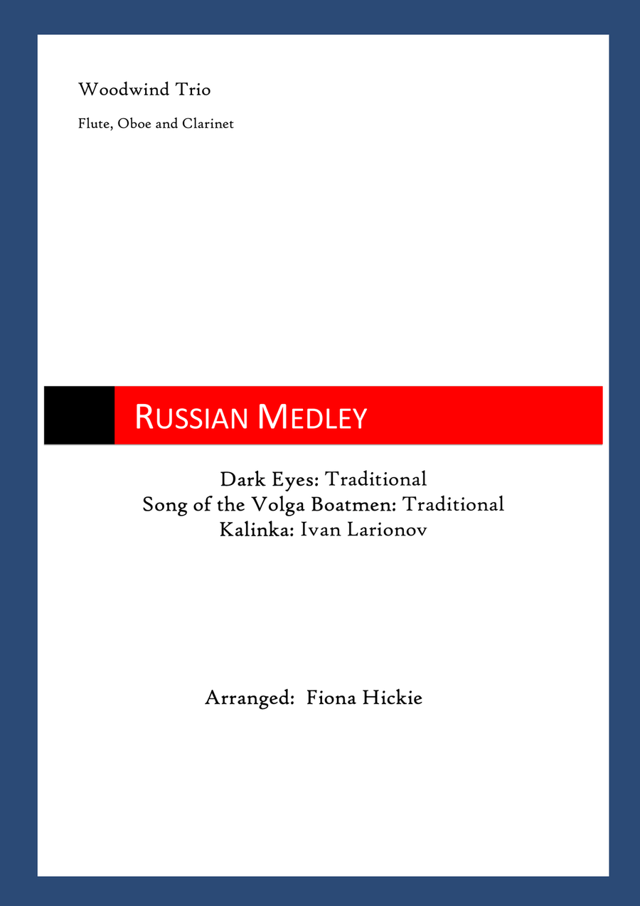 Russian Medley Russian Medley Woodwind Trio scores gallery preview page 1