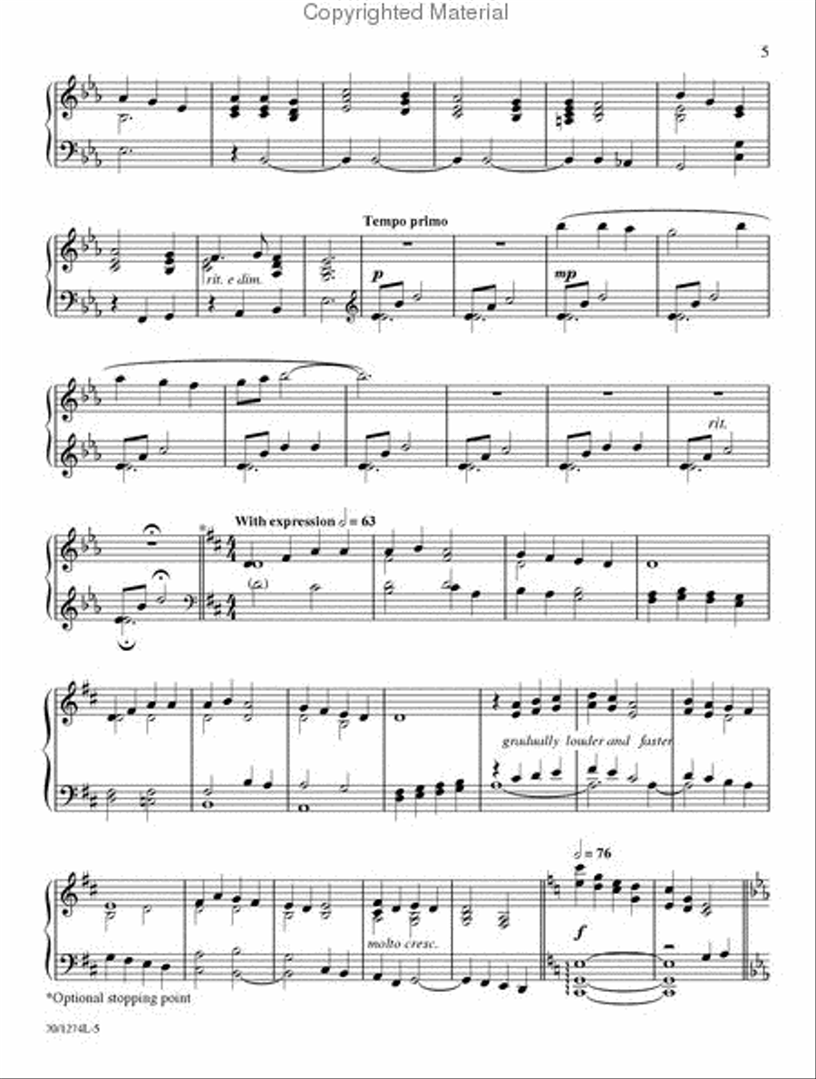 With This Bread Piano Solo scores gallery preview page 3