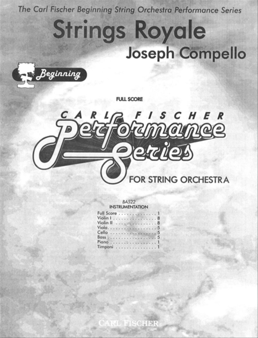 Strings Royale String Orchestra scores gallery preview page 1