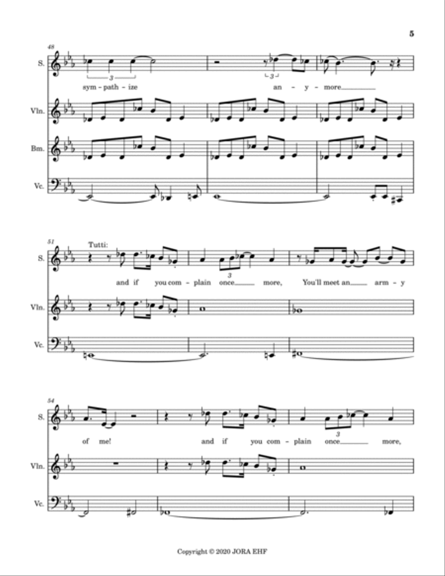 Army Of Me Piano, Vocal, Guitar scores gallery preview page 5
