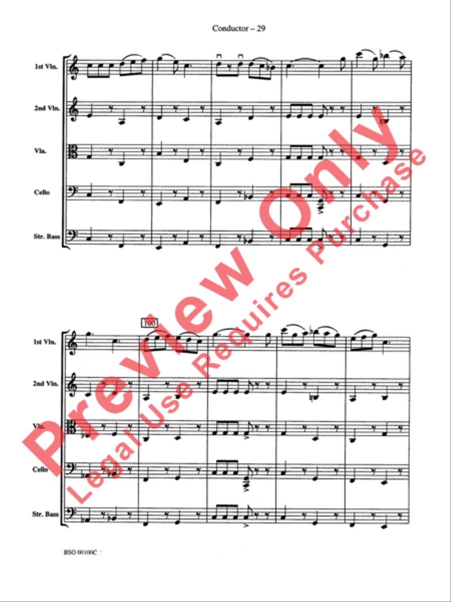 Knightsbridge Suite String Orchestra scores gallery preview page 31