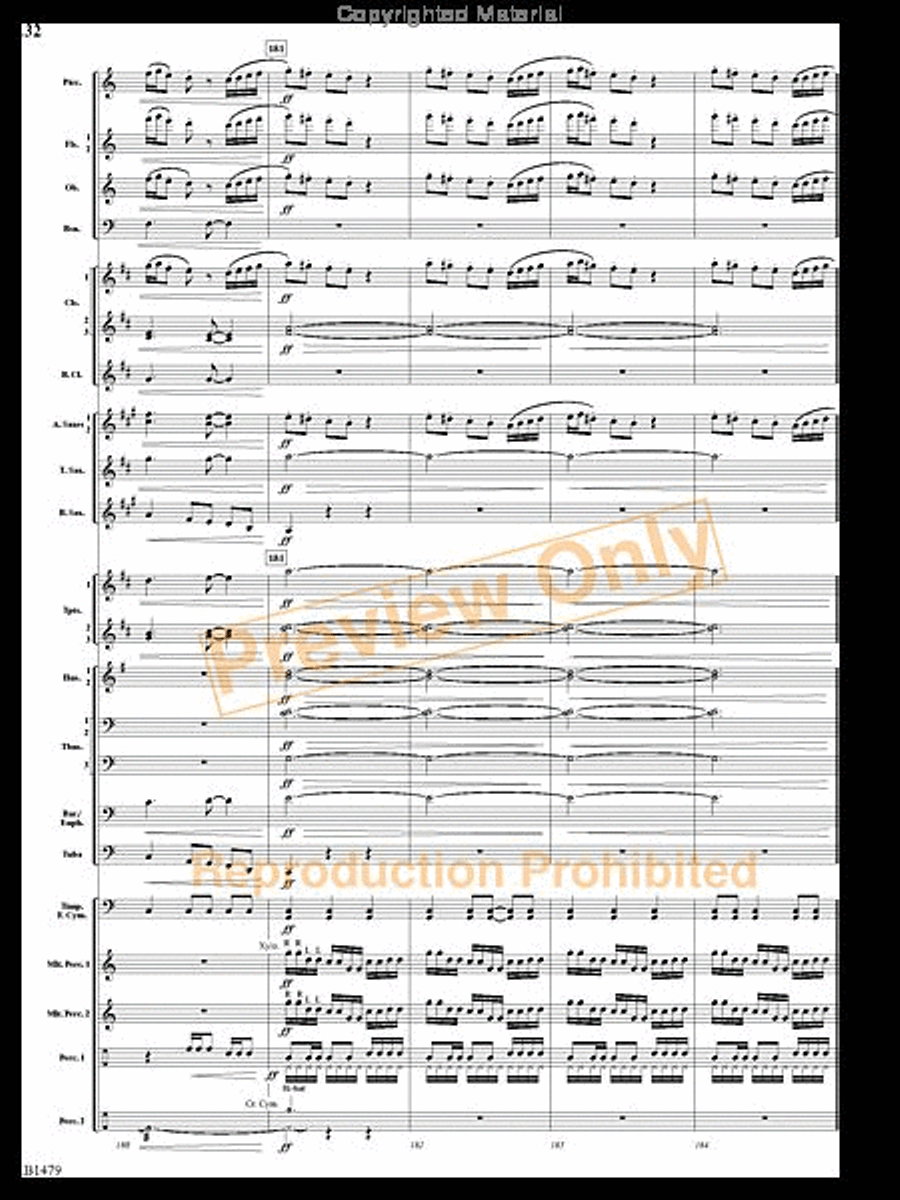 Gravity Wave Gravity Wave Concert Band scores gallery preview page 31