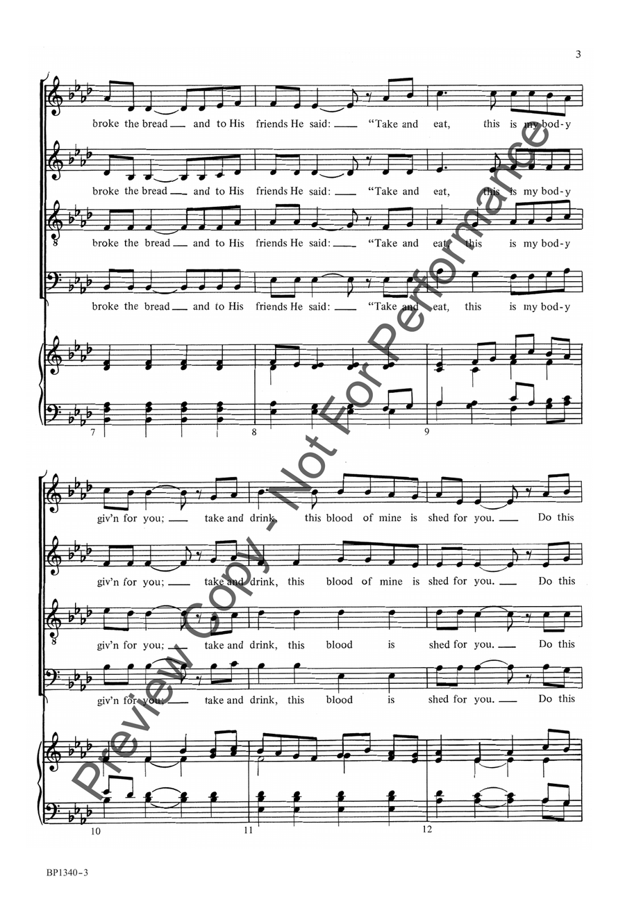 Remember Me 4-Part scores gallery preview page 13