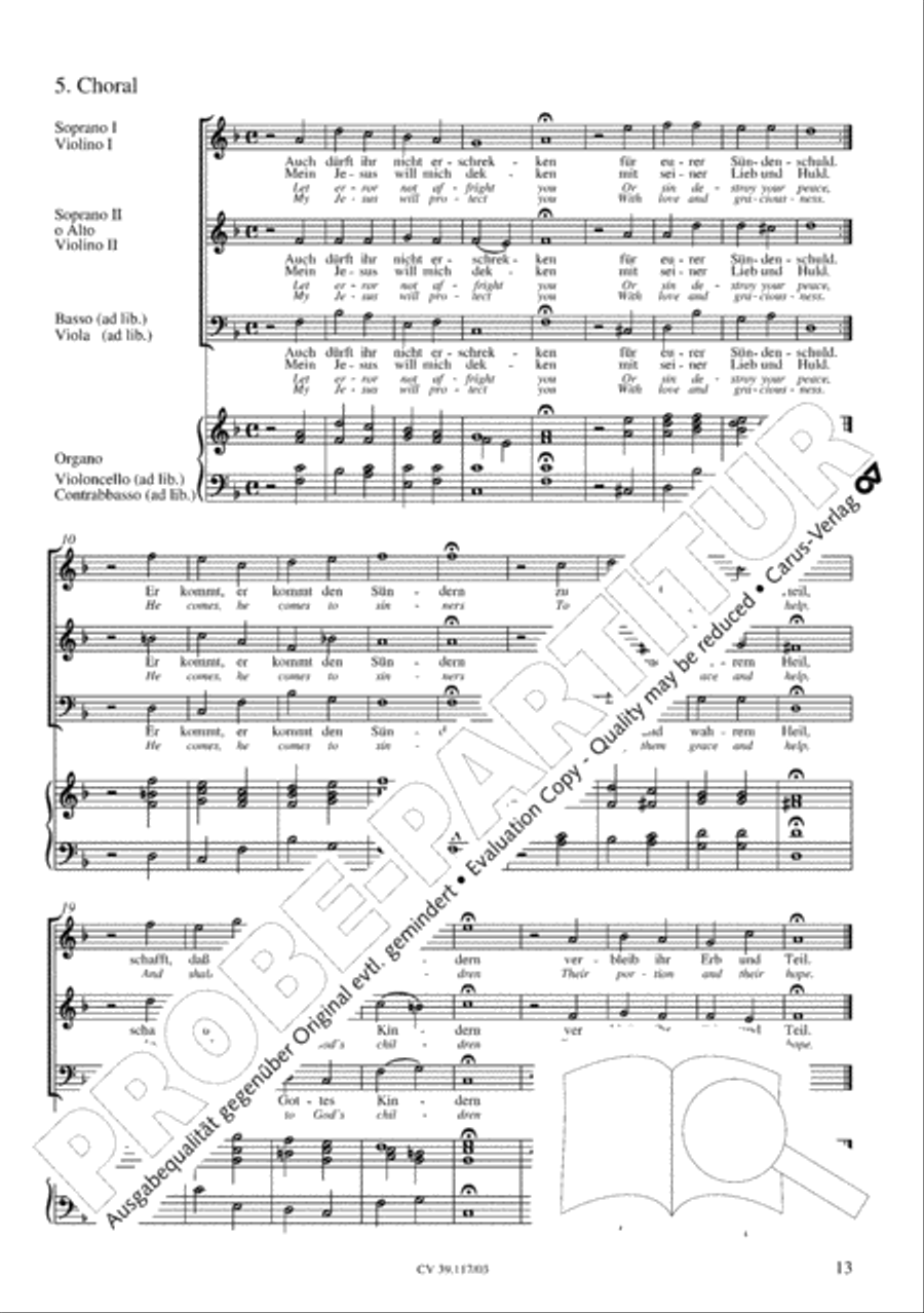 O hosanna, thou Son of David (Hosianna dem Sohne Davids) SA scores gallery preview page 14