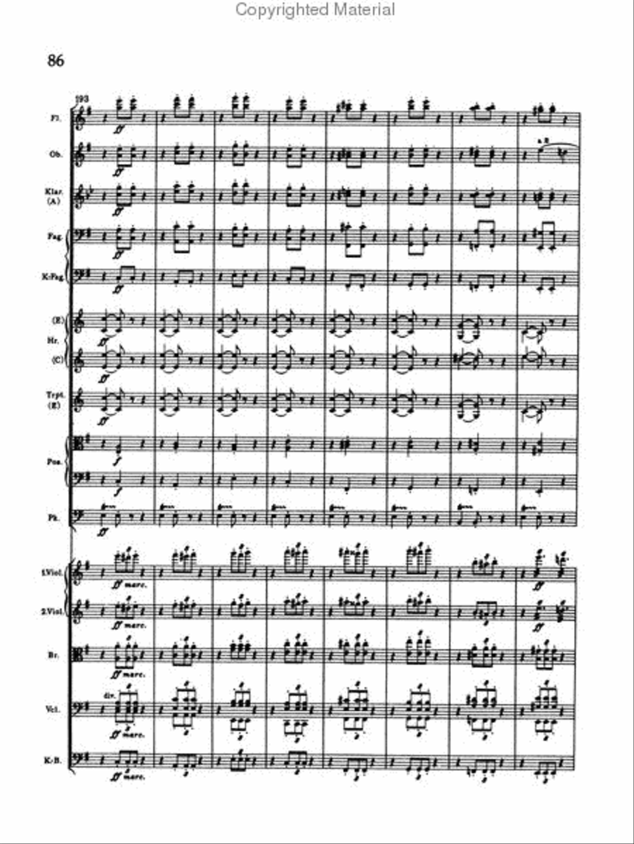 Symphony No. 4 in E Minor, Op. 98 Full Orchestra scores gallery preview page 4