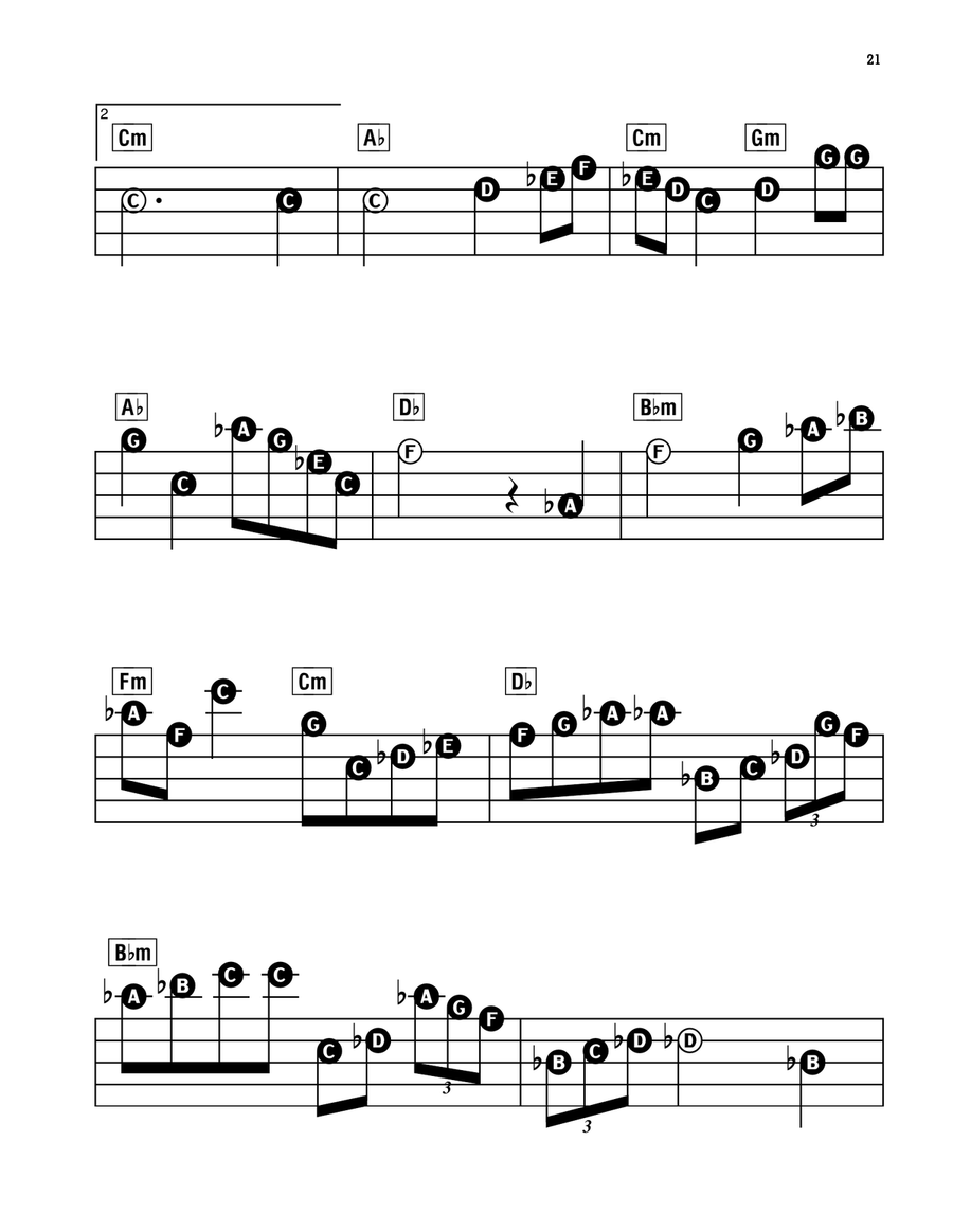 May The Force Be With You (from Star Wars: A New Hope) Electronic Keyboard scores gallery preview page 2
