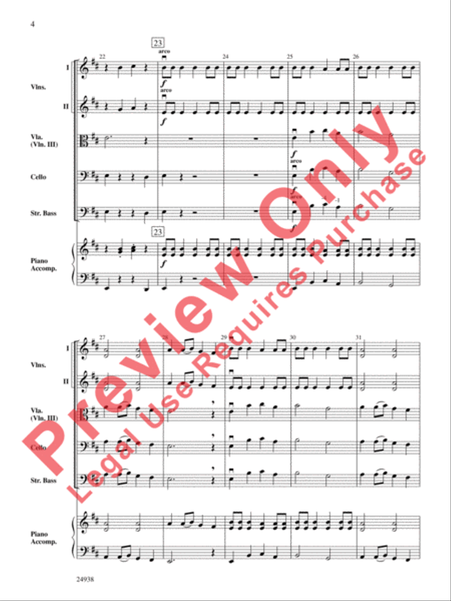 A French Noel A French Noel String Orchestra scores gallery preview page 5
