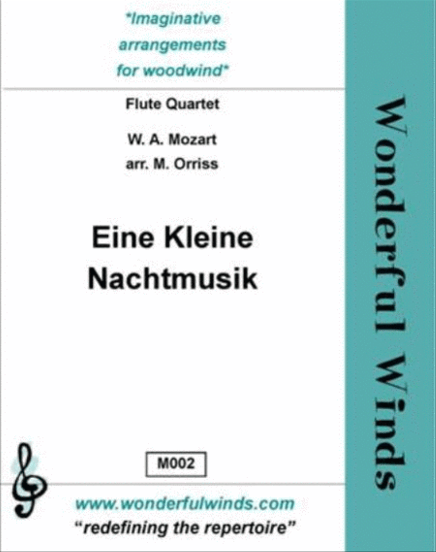 Eine Kleine Nachtmusik Flute Quartet scores gallery preview page 1