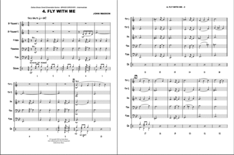 Brass Grooves - Intermediate School and Community scores gallery preview page 5