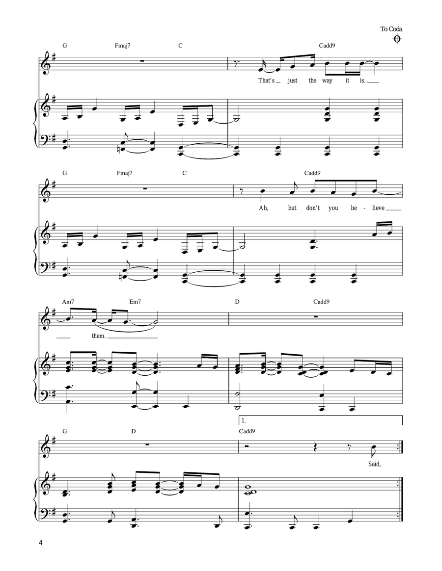 The Way It Is Voice scores gallery preview page 4