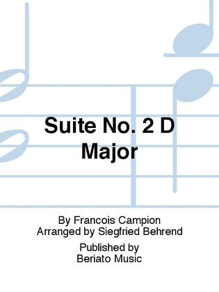 Book cover for Suite No. 2 D Major