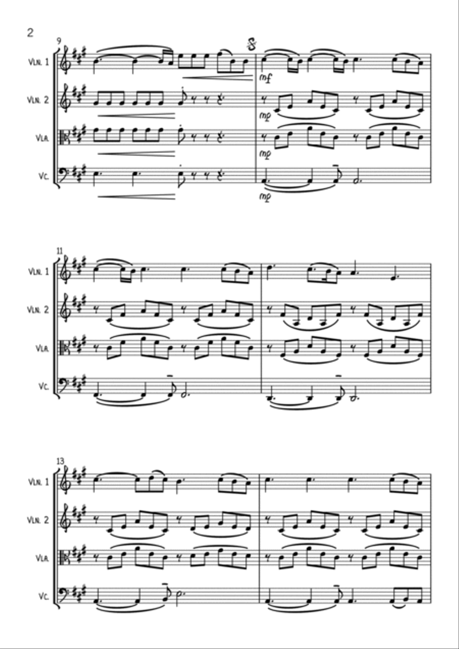 Perfect String Trio scores gallery preview page 2
