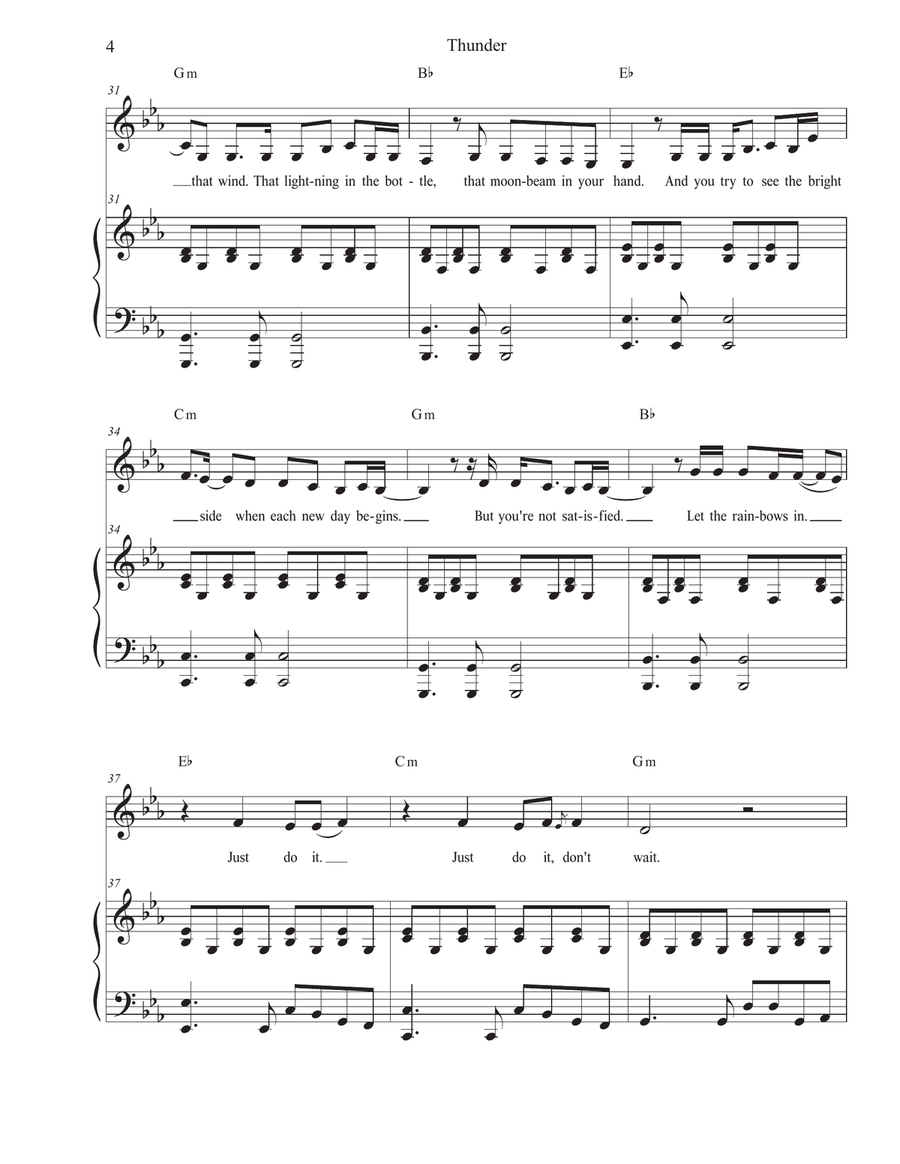 Thunder Voice scores gallery preview page 5