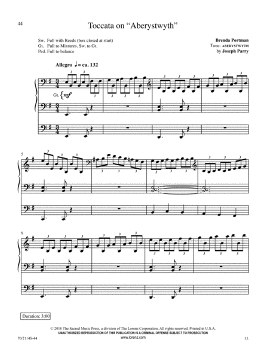 Again, I Say, Rejoice! Organ Solo scores gallery preview page 16