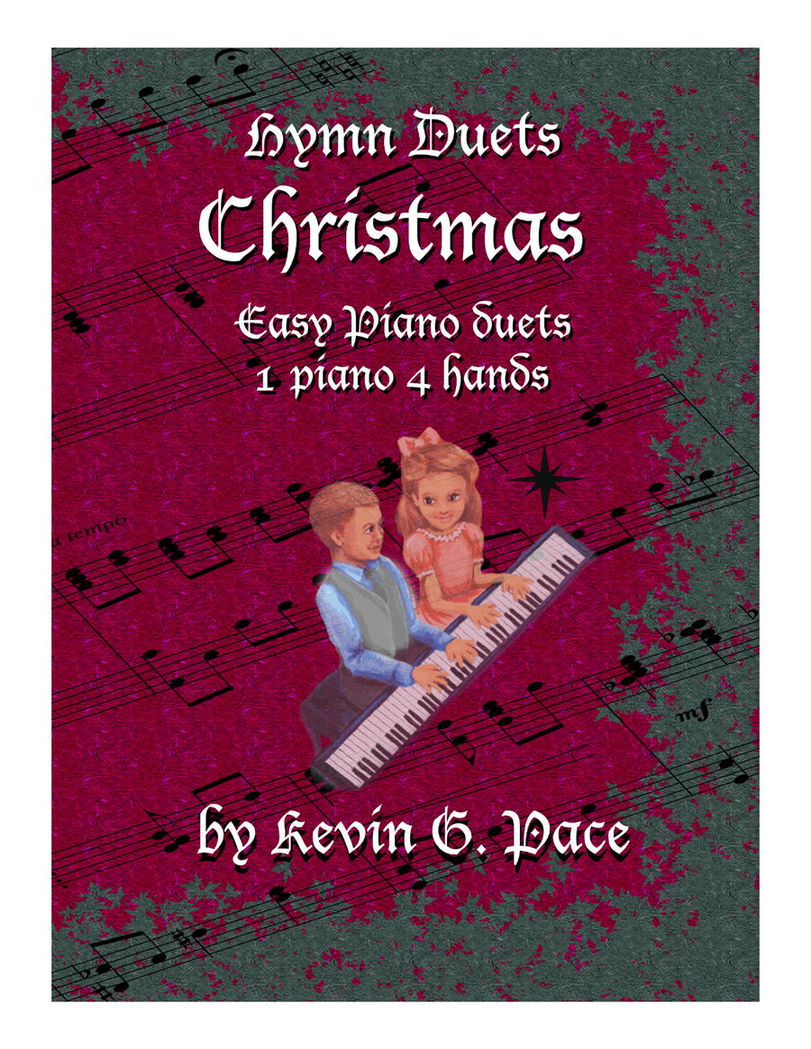 Hymn Duets - Christmas: One piano, four hands Easy Piano scores gallery preview page 1