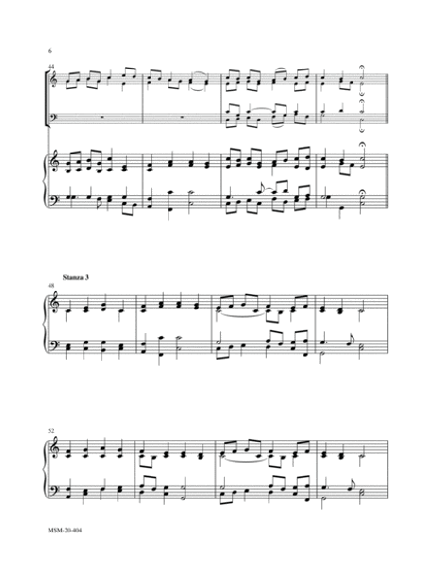 Jesus Christ Is Risen Today Choir scores gallery preview page 6
