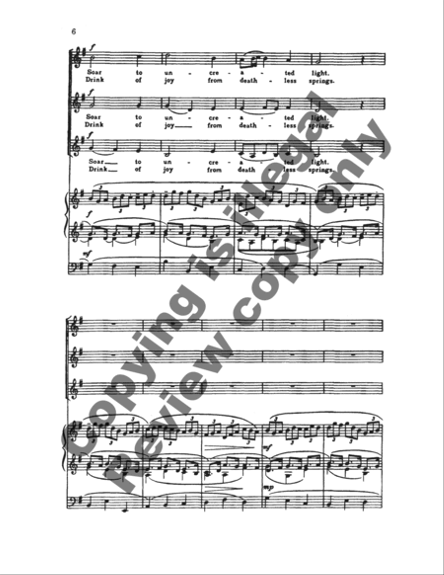 Jesu, joy of man's desiring SSA scores gallery preview page 5