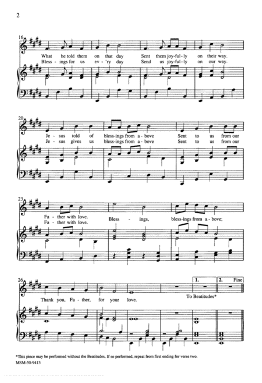 Long Ago and Far Away Unison Choir scores gallery preview page 3