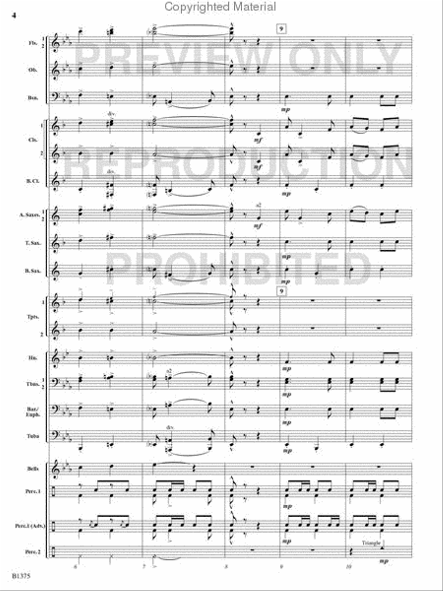 Excelsior! Concert Band scores gallery preview page 3