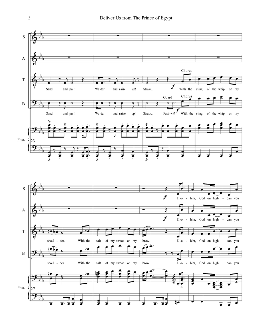 Deliver Us 4-Part scores gallery preview page 4
