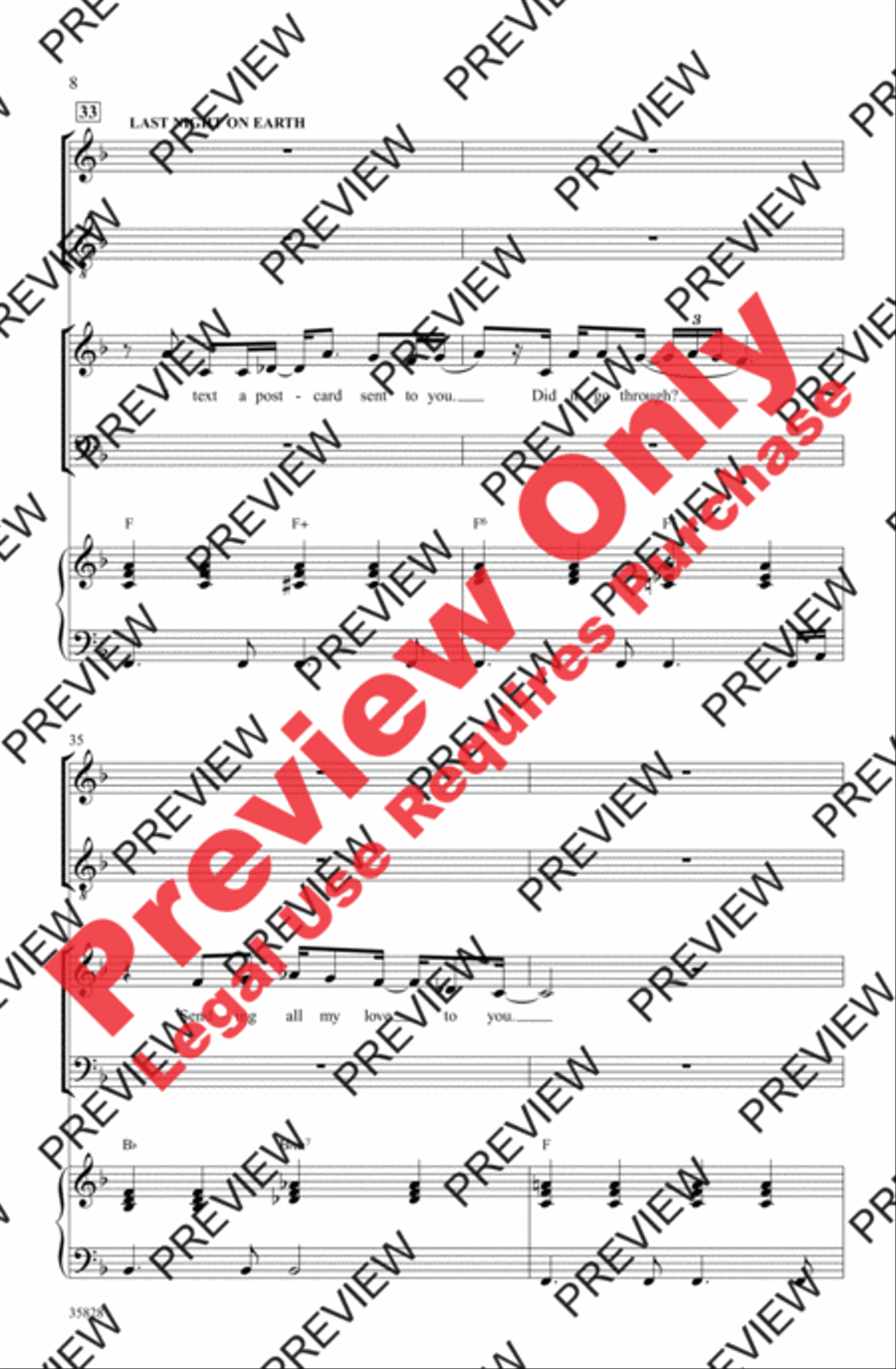 Green Day on Stage: Selections from American Idiot 3-Part scores gallery preview page 8