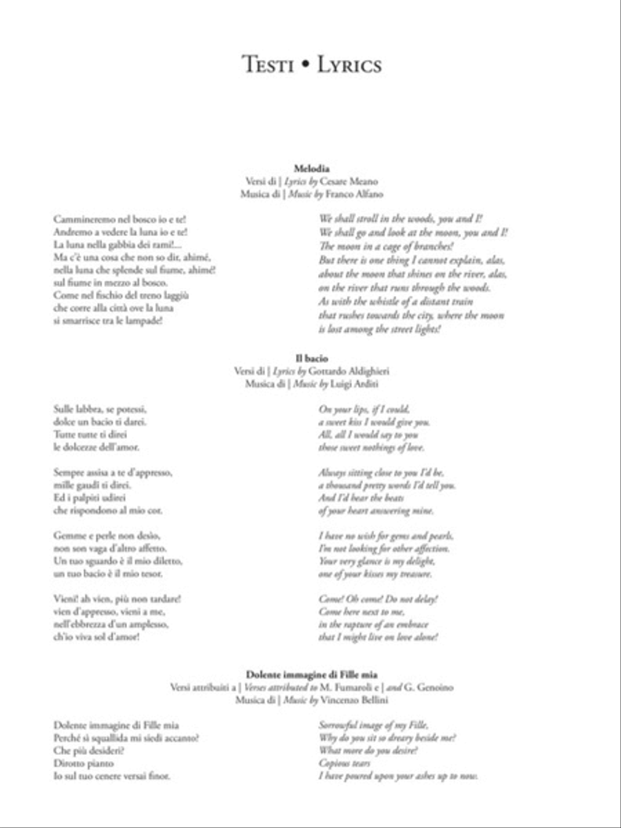 Italian Art Songs Italian Art Songs High Voice scores gallery preview page 5