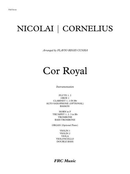Cor Royal for Orchestra image number null