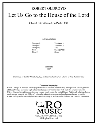Let Us Go to the House of the Lord