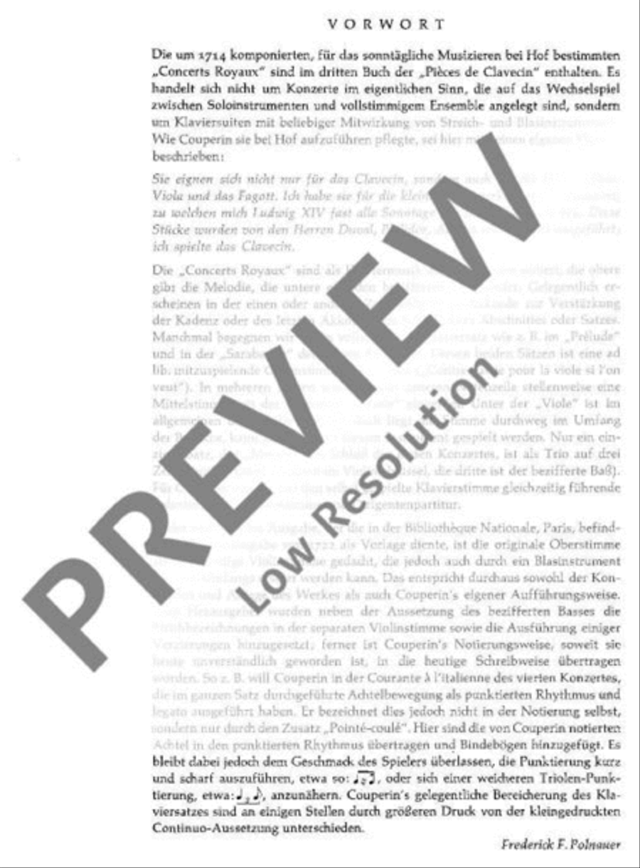 Concerts royaux Violin scores gallery preview page 3