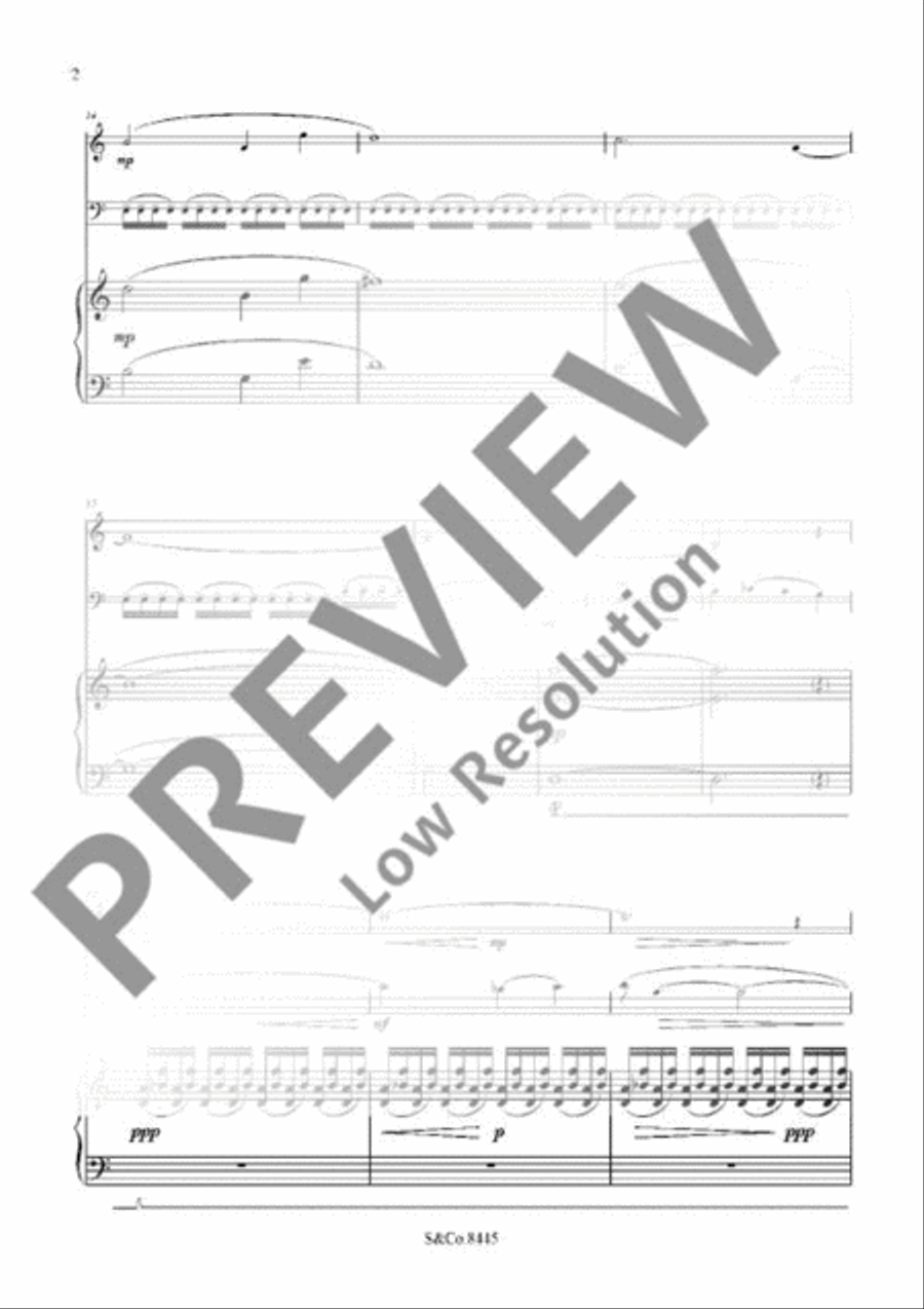 Lauda (con Sordino) Lauda (con Sordino) Cello scores gallery preview page 3