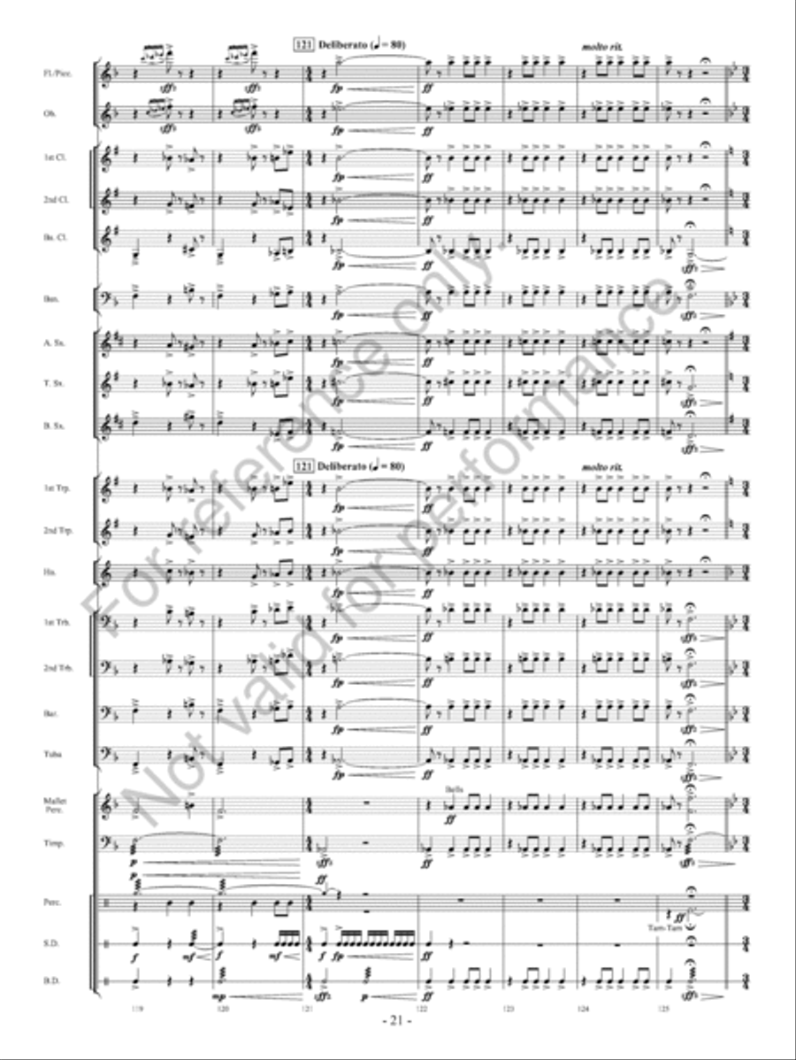 Fate of the Gods Fate of the Gods Concert Band scores gallery preview page 22