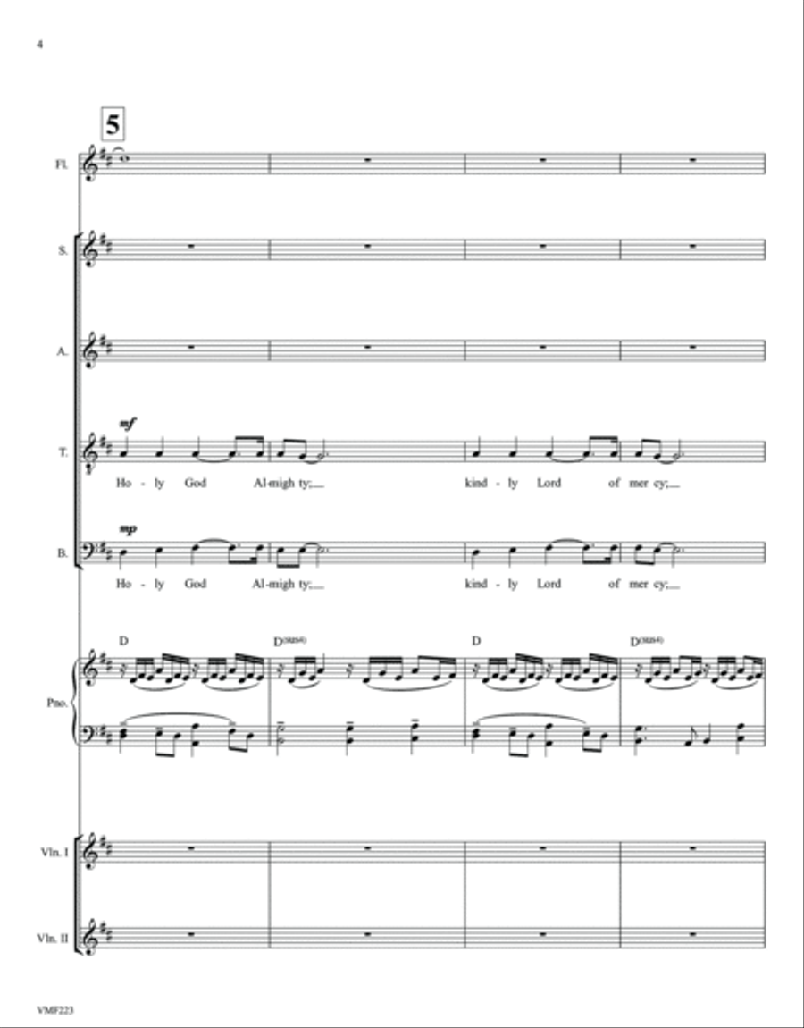God of Glory 4-Part scores gallery preview page 4