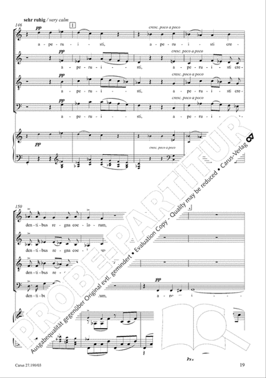 Te Deum 4-Part scores gallery preview page 20