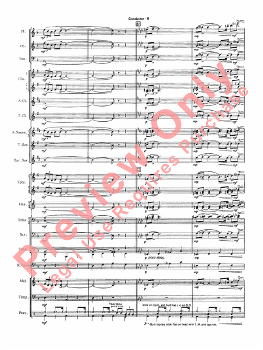 The Pink Panther The Pink Panther Concert Band scores gallery preview page 9