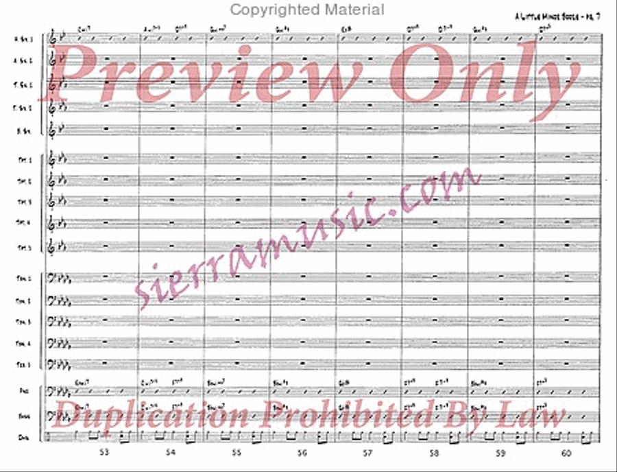 A Little Minor Booze Jazz Ensemble scores gallery preview page 8