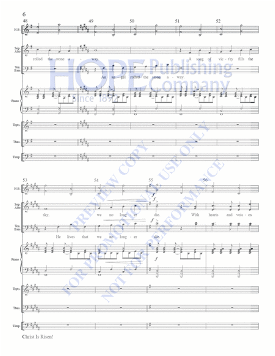 Christ Is Risen! Christ Is Risen! Choir scores gallery preview page 7