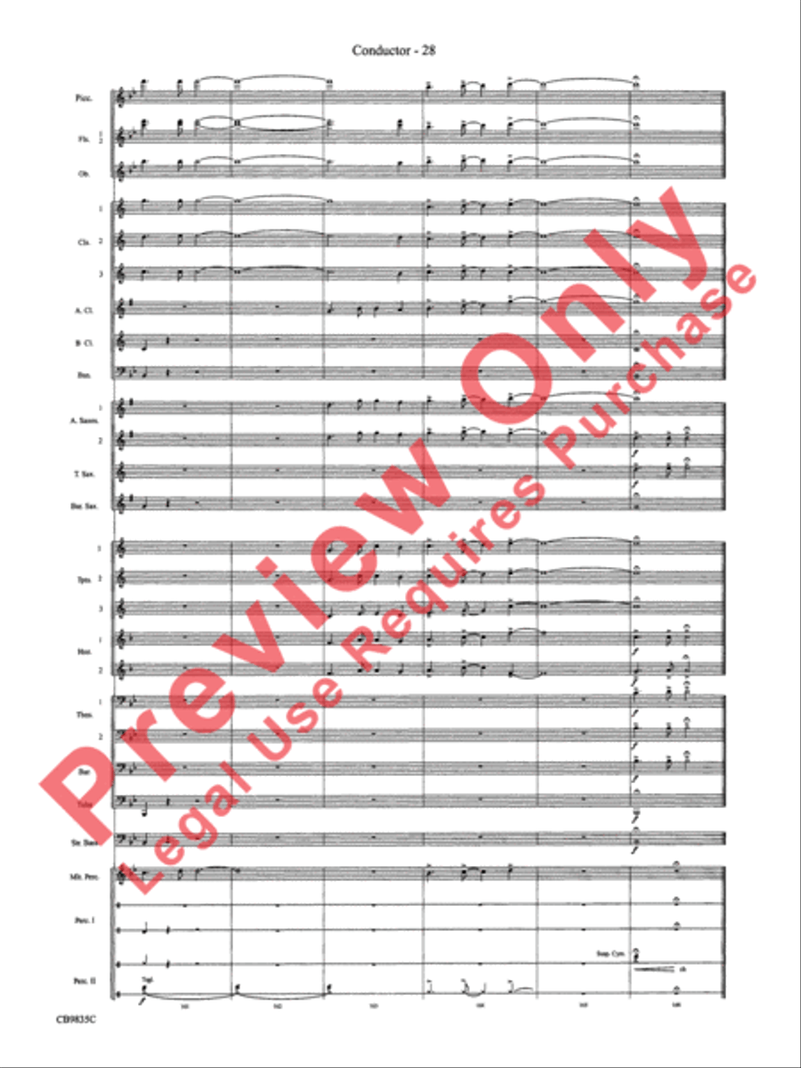 A Charlie Brown Christmas Concert Band scores gallery preview page 31
