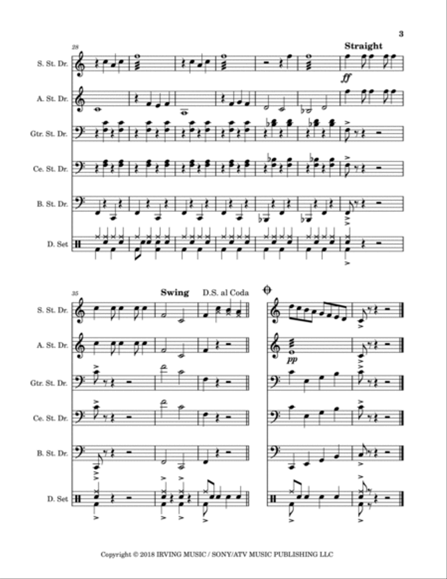 Cinco De Mayo Steel Drum Band scores gallery preview page 3