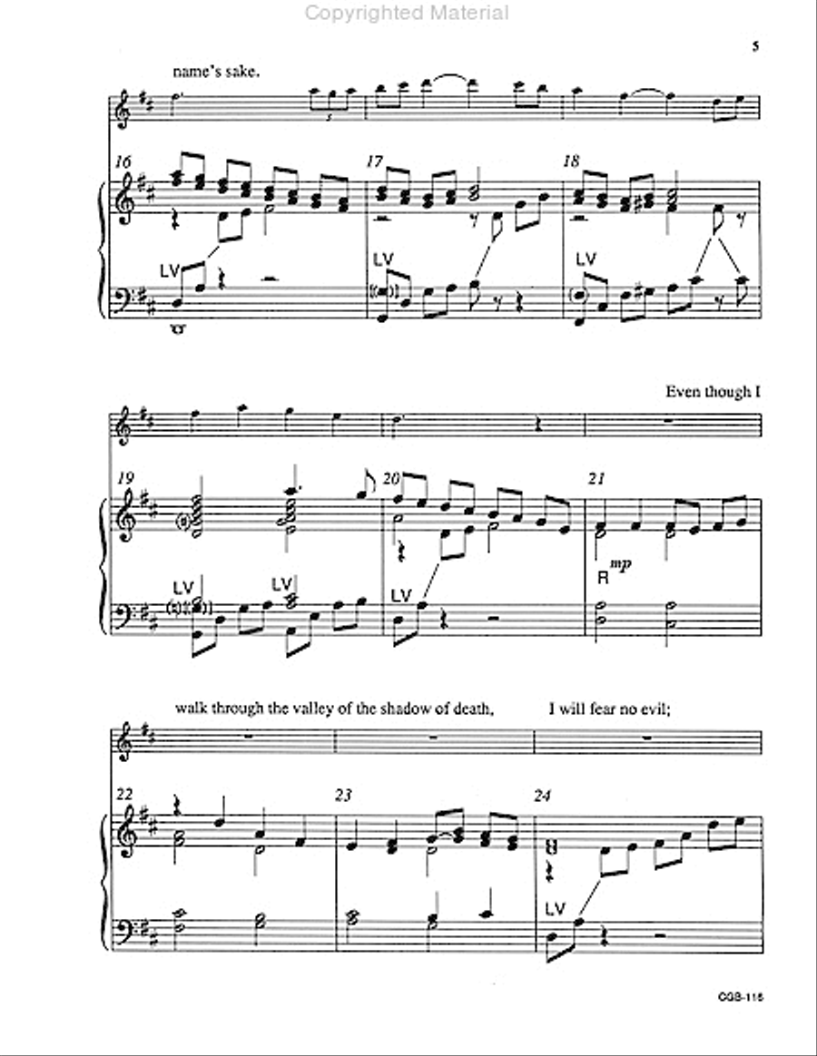 The Shepherd's Psalm Handbell Choir scores gallery preview page 4