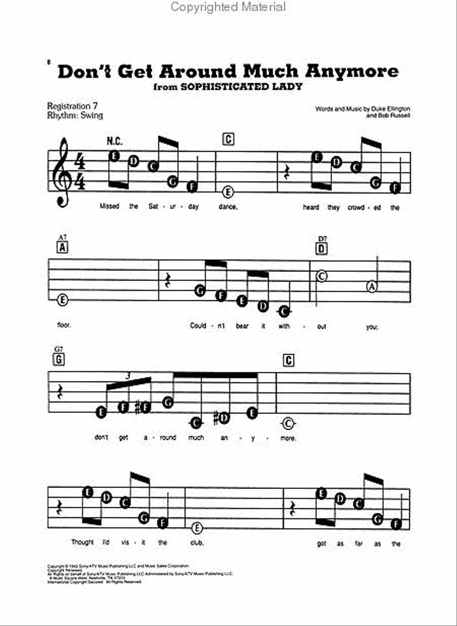 Rod Stewart – Best of the Great American Songbook Electronic Keyboard scores gallery preview page 3