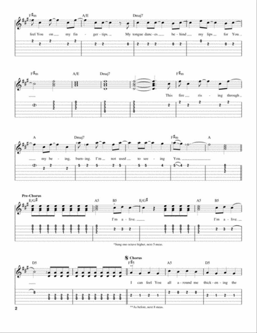 All Around Me All Around Me Acoustic Guitar scores gallery preview page 2