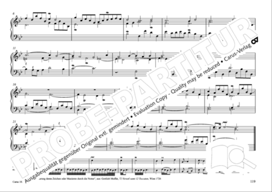 Pastoral music for organ, vol. 2: Germany, Bohemia, Austria, South Tyrol Organ Solo scores gallery preview page 120