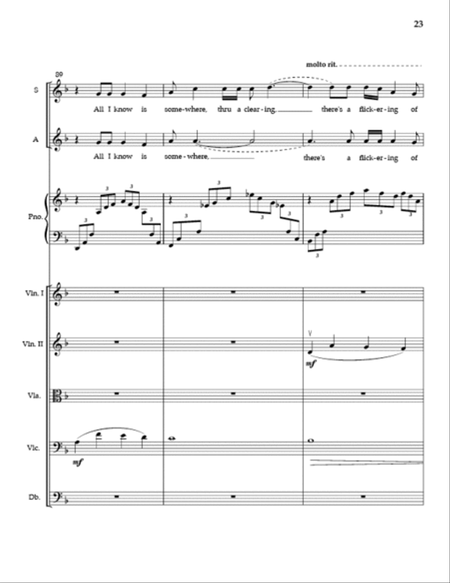 Flight (Full Score and Parts) SSA scores gallery preview page 22
