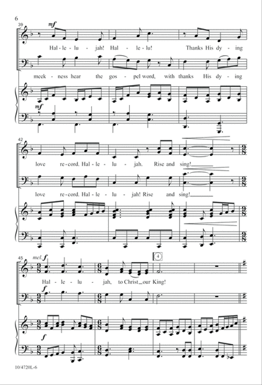 Easter Carol Easter Carol 2-Part scores gallery preview page 6
